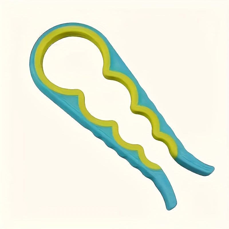 Multifunctional Jar and Bottle Opener Kitchen Bar Tool Durable Plastic No Power