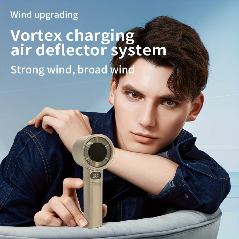 Handheld Small Fan with 120 Speed USB Rechargeable Portable Fan for Travel and Outdoor Use