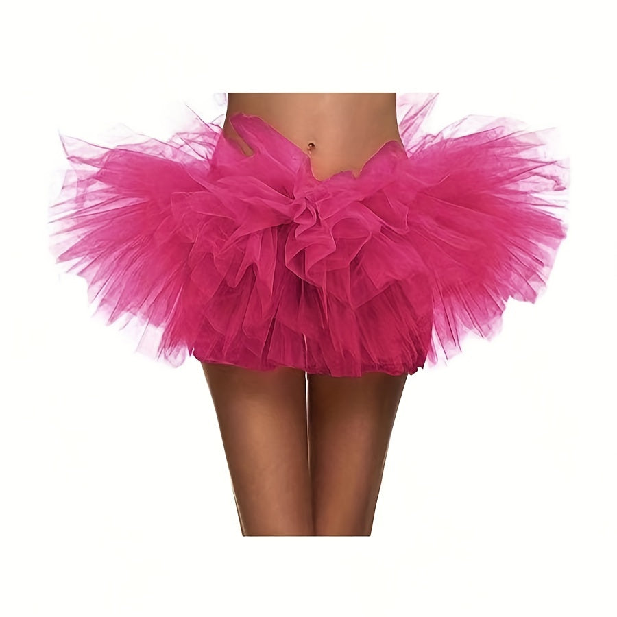 Girls Tutu Skirt 5-Layer Ballet Dance Skirt for Parties and Performances