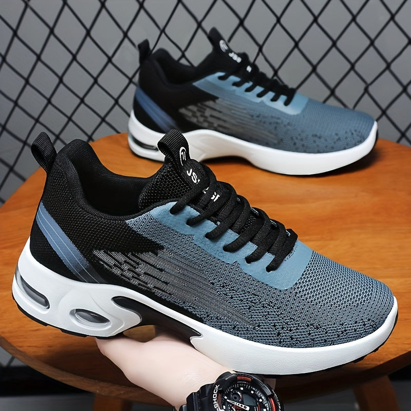Men's Breathable Knit Sports Shoes Lightweight Casual Running Sneakers