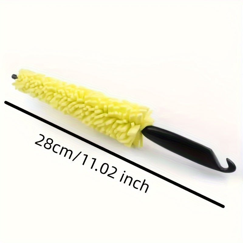 Car Cleaning Brush Polyester Fiber Wheel Hub Detailing Tool