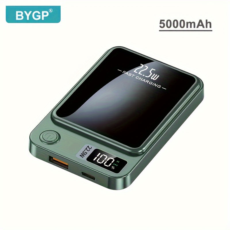 10000mAh Portable Magnetic Wireless Power Bank with PD Fast Charging USB-C Emergency Backup for iPhone