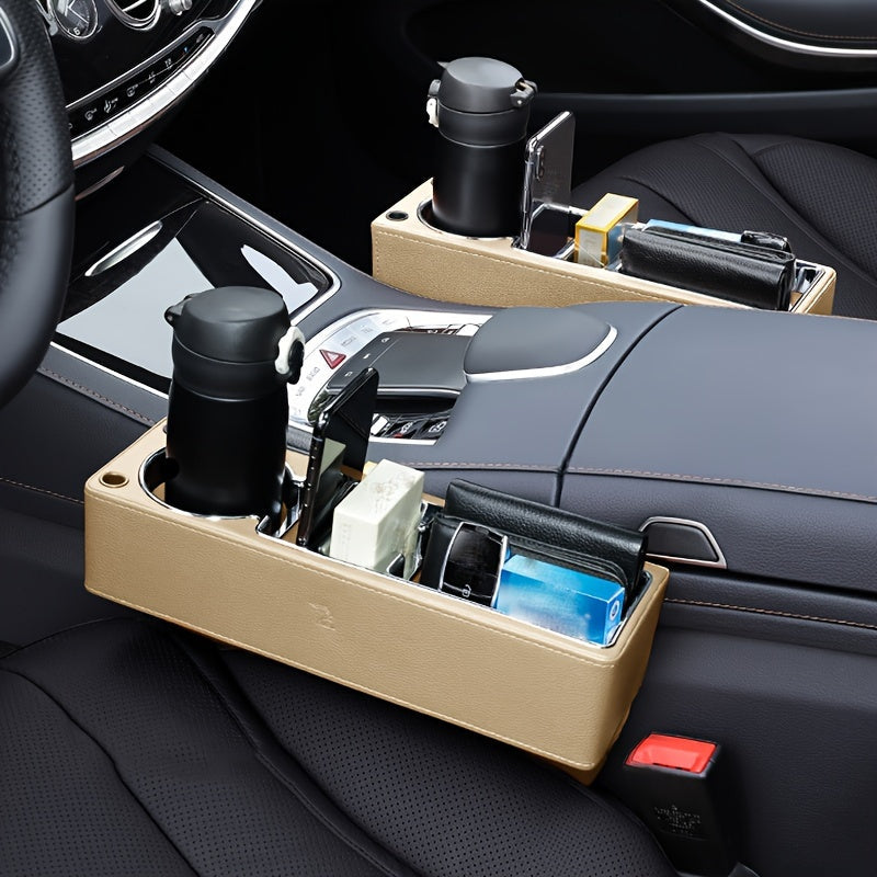 Universal Car Interior Organizer Side Pocket Seat Storage Box 1pc