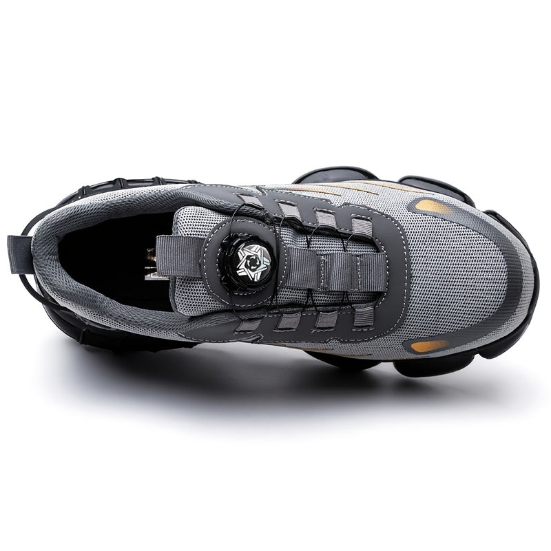 Unisex Safety Shoes Steel Toe Anti-Slip Shock Absorption Wear-Resistant Outdoor Casual Low Top