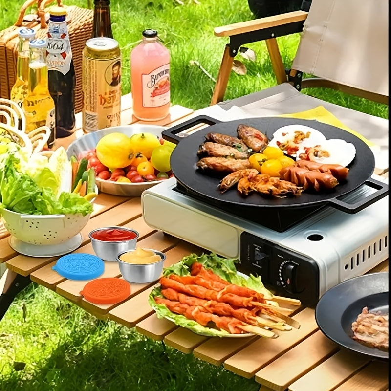 Noxud qotish qopqog'i bilan zanglamaydigan po'latdan yasalgan ziravorlar stakani - oshxona va ovqatlanish uchun ideal, qayta ishlatiladigan va zanglamaydigan.