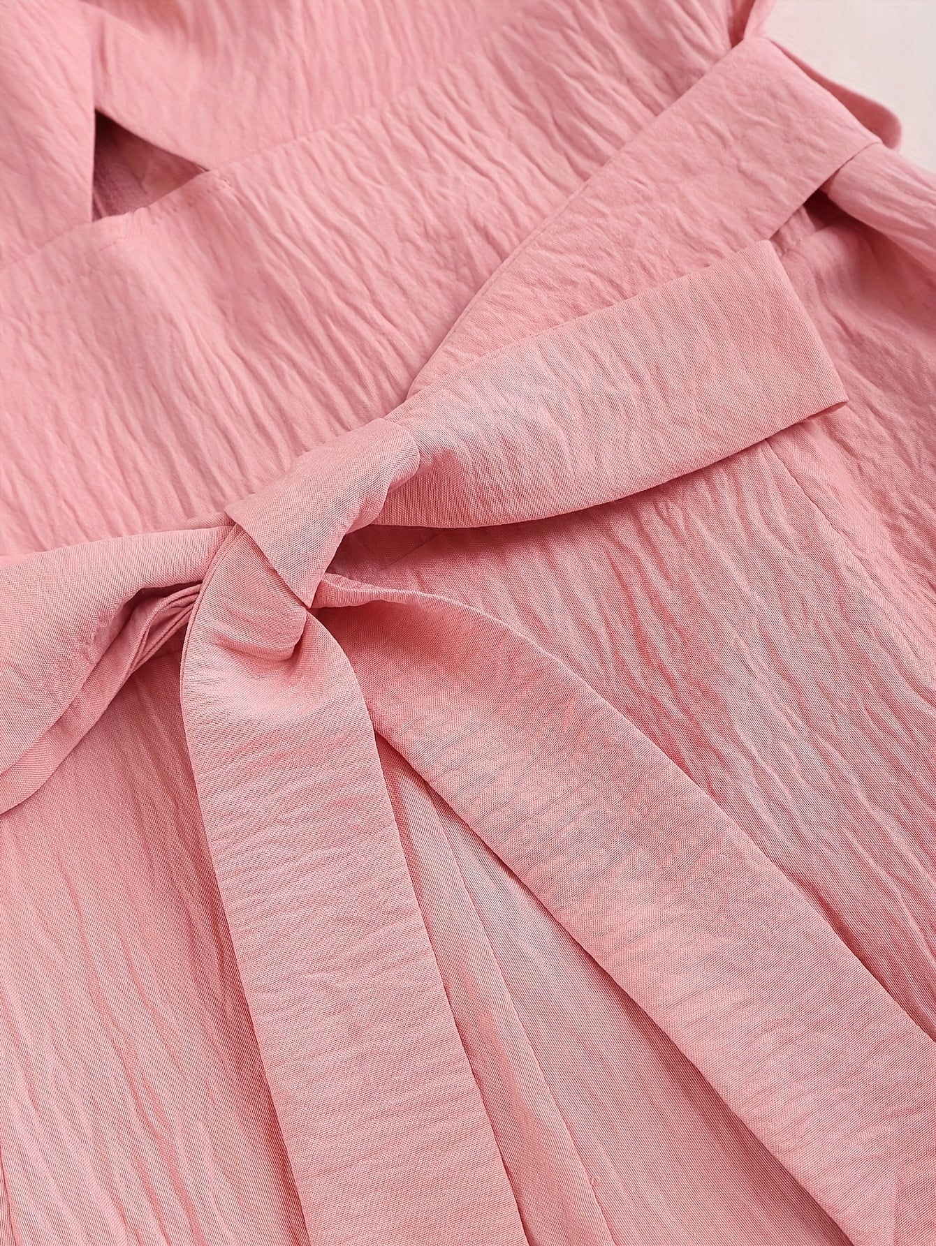 Adult Polyester Jumpsuit with Front Knot and Spaghetti Strap Elegant Style