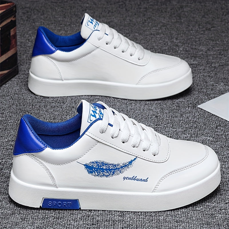 Мужские повседневные кроссовки-скейт с нескользящей, износостойкой шнуровкой для уличного стиля