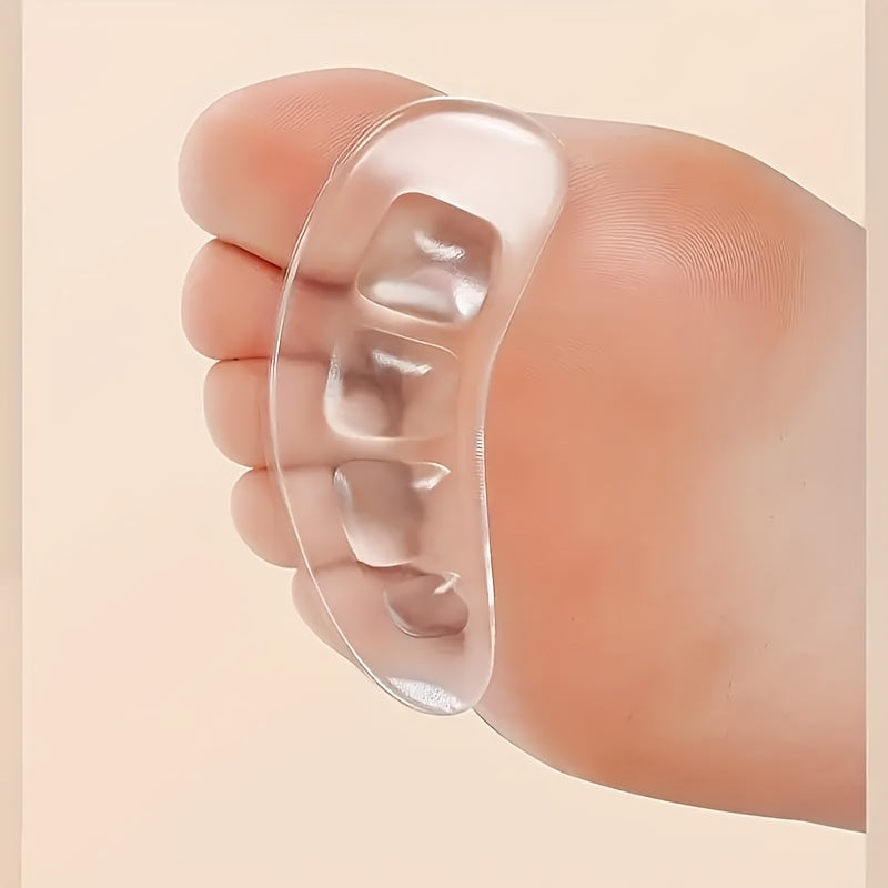 Silicone Non-Slip Forefoot Insoles for Women Men Cushioned Support