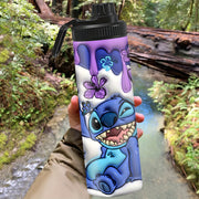 Stainless Steel Water Bottle with Butterfly Print Insulated Leakproof BPA-Free for Travel