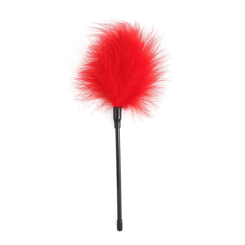 Adult Soft Flogger Tease Kit for Couples, Feather Flirt Toy
