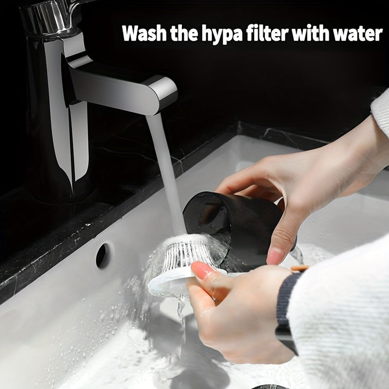 Ручной автомобильный пылесос 12В, компактный и легкий, с насадкой для щелей