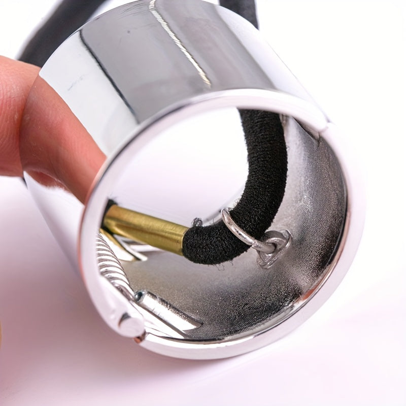 Women's Gold Hair Tie with Korean-Inspired Design for Elegant Hairstyles