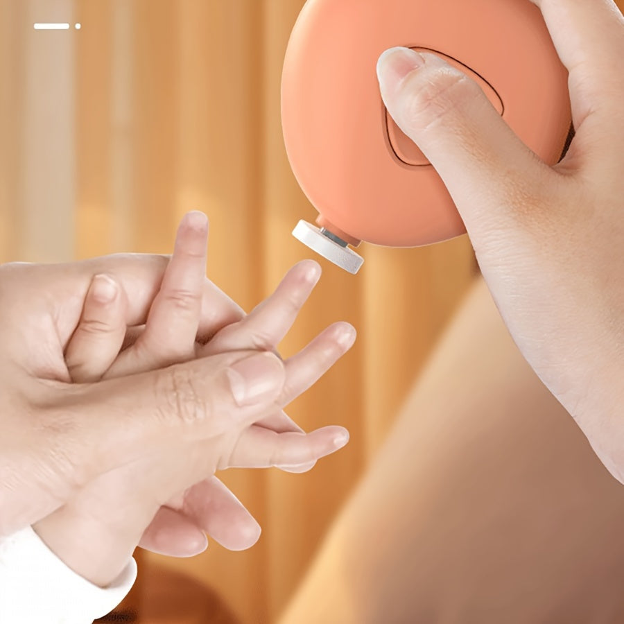 Electric Nail Grinder for All Ages Battery Operated 6 Heads Low Noise Safe Portable