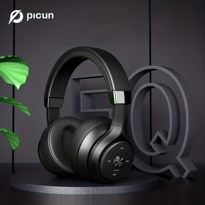 Wireless Over-Ear Headphones with 30H Playtime Microphone Deep Bass Foldable Lightweight