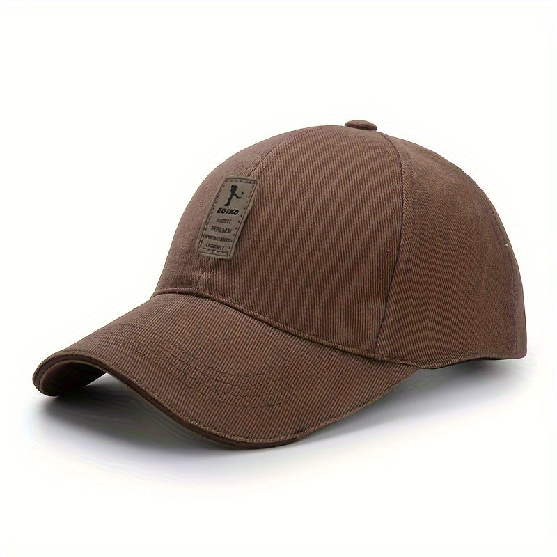 Unisex Solid Color Lightweight Adjustable Polyester Baseball Cap for Sun Protection