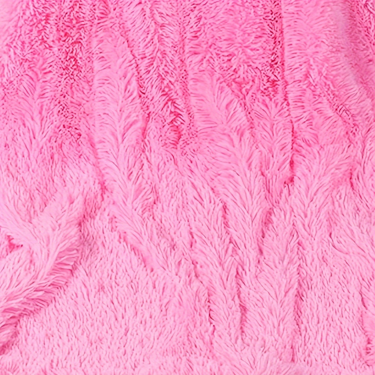 Manta de pelo sintético rosa, larga y peluda, coral de felpa, cubierta de invierno para sofá, manta de descanso