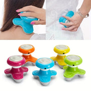 Portable Mini Triangle Massager for Full Body Relief Waist Back Neck Battery Powered
