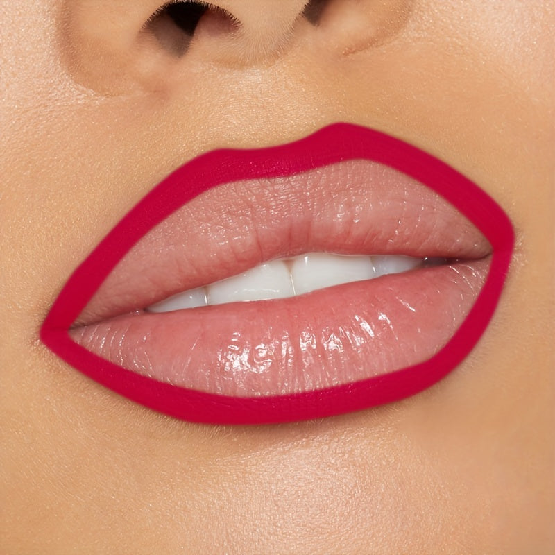 Женский водостойкий матовый контурный карандаш для губ, стойкая красная помада