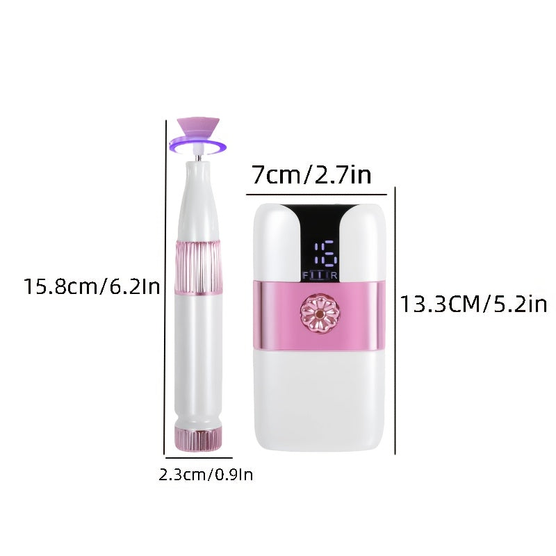 Corded Sander with 12 Interchangeable Sanding Heads Portable Compact Power Tool