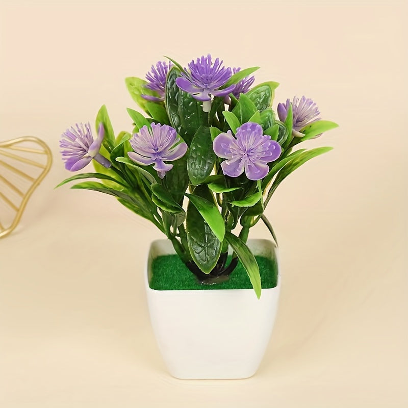 Искусственный декор с изображением сливового цветка, не требует батареек, для дома, спальни, на День святого Валентина, настольное украшение