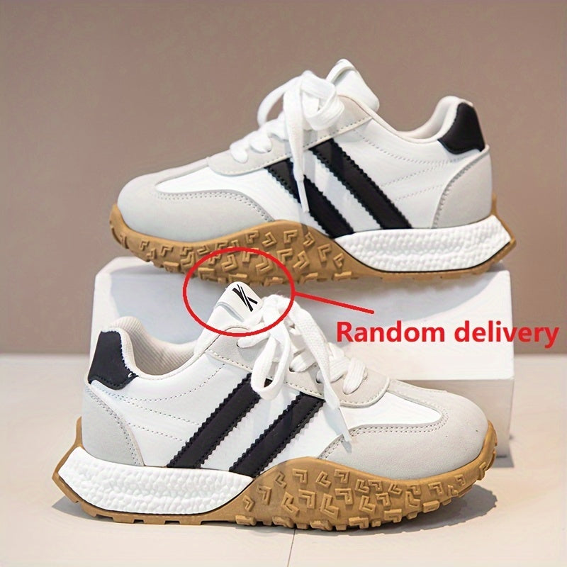 Kids Breathable Lightweight Sneakers Low Top Non-Slip Rubber Sole for Casual Outdoor Activities