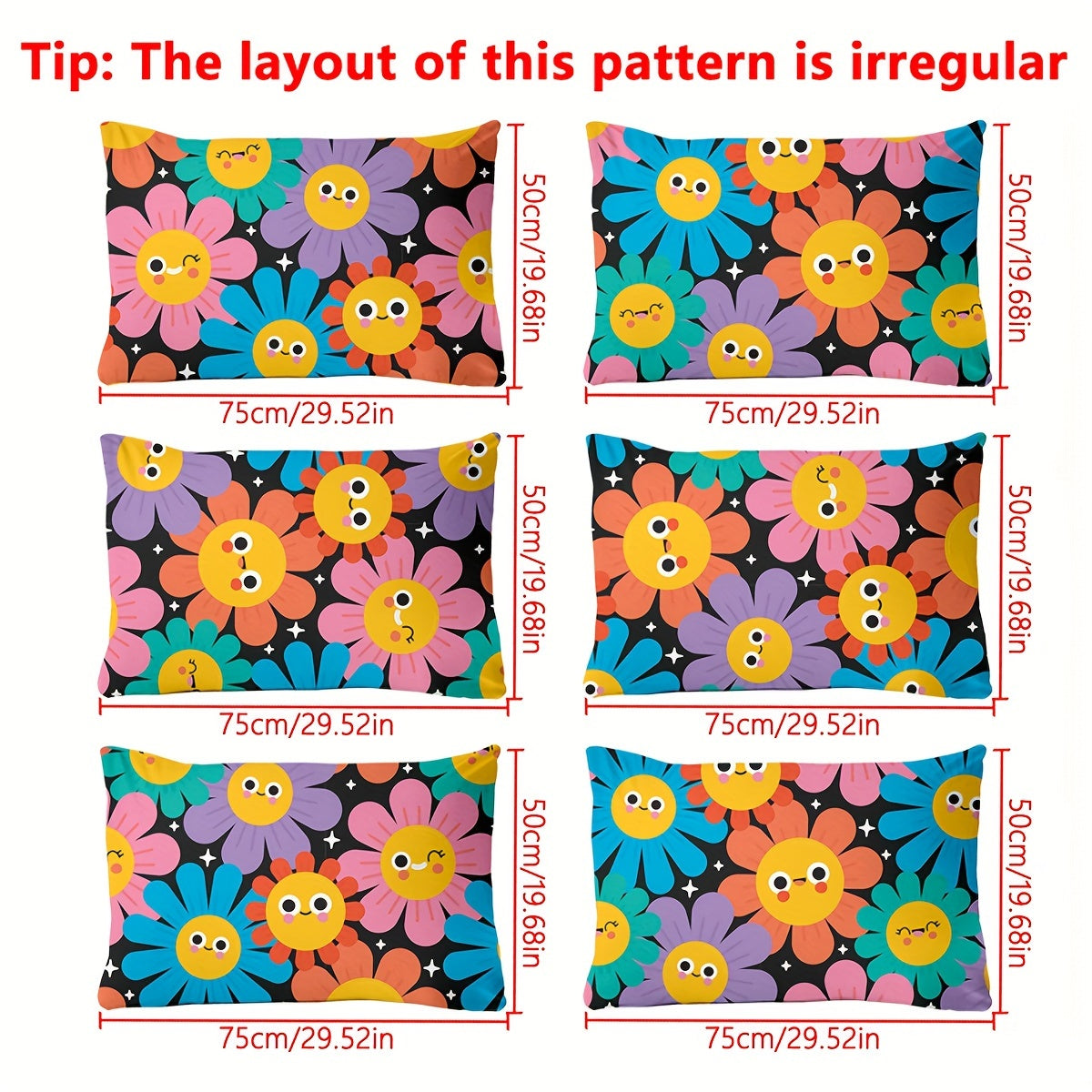 Floral Printed Microfiber Pillowcase with Pocket Closure and Quilted Design