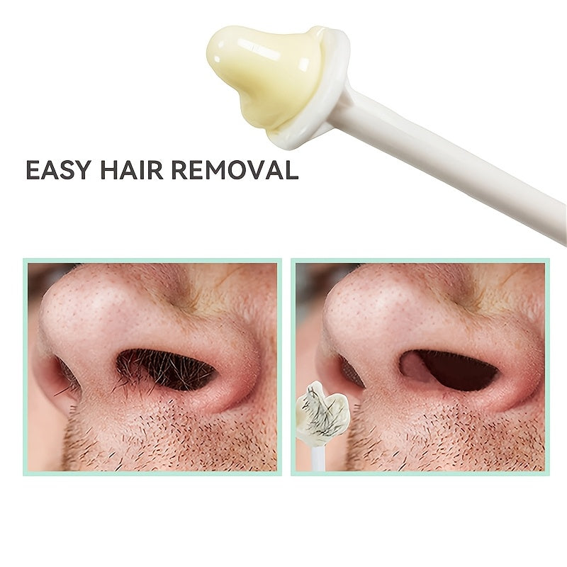 Unisex Waxing Kit For Nose And Ear Hair Removal 50g Wax Beans 6 Sticks