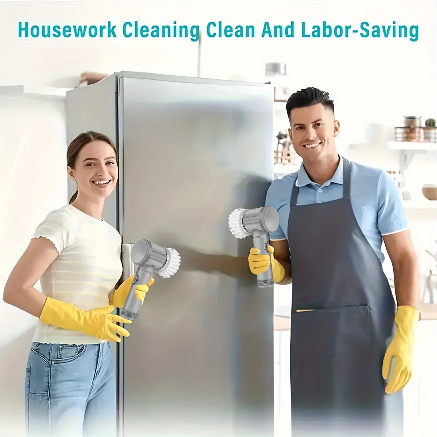 Elektrik aylanuvchi tozalash cho'tkalarining aksessuari sifatida 5 dan 10 ta o'rnatish uchun boshlar mavjud. Ushbu qayta zaryadlanadigan elektr tozalash boshlarasi vanna, pol, devorlar, plitkalar, hammom, derazalar va lavabo uchun mos keladi.