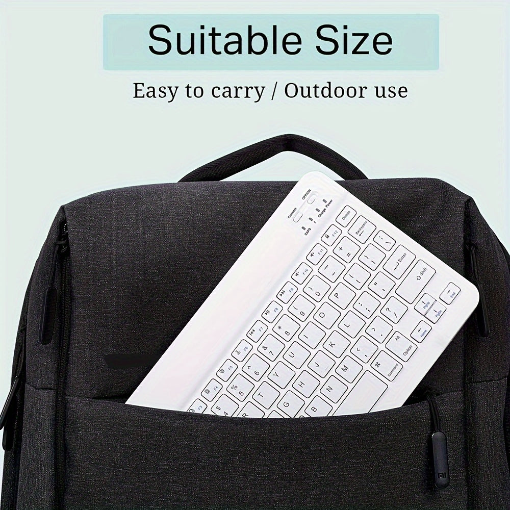 Slim Wireless Keyboard and Mouse Set for Tablets Laptops and Office Computers