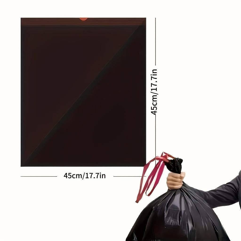 Katta 35-gallonli og'ir yuk ko'taruvchi qora axlat qoplari - Uy, mehmonxonalar va supermarketlar uchun ideal, barglar va axlat uchun ajoyib