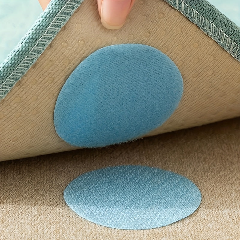 12 ta qora sehrli stikerlar to'plami - yostiq, divan qoplamalari va boshqalarni mahkamlash uchun doira shaklidagi yopishtiruvchi va halqa tezkor bog'lovchilar - yuvish uchun qulay