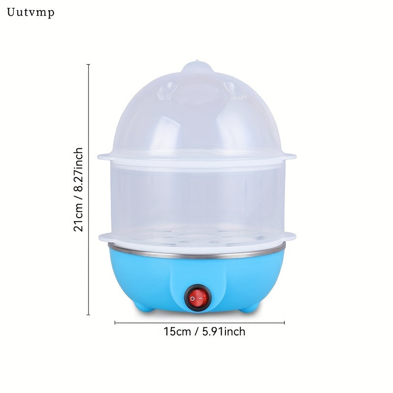2-in-1 Egg Boiler and Steamer with Auto Power Off