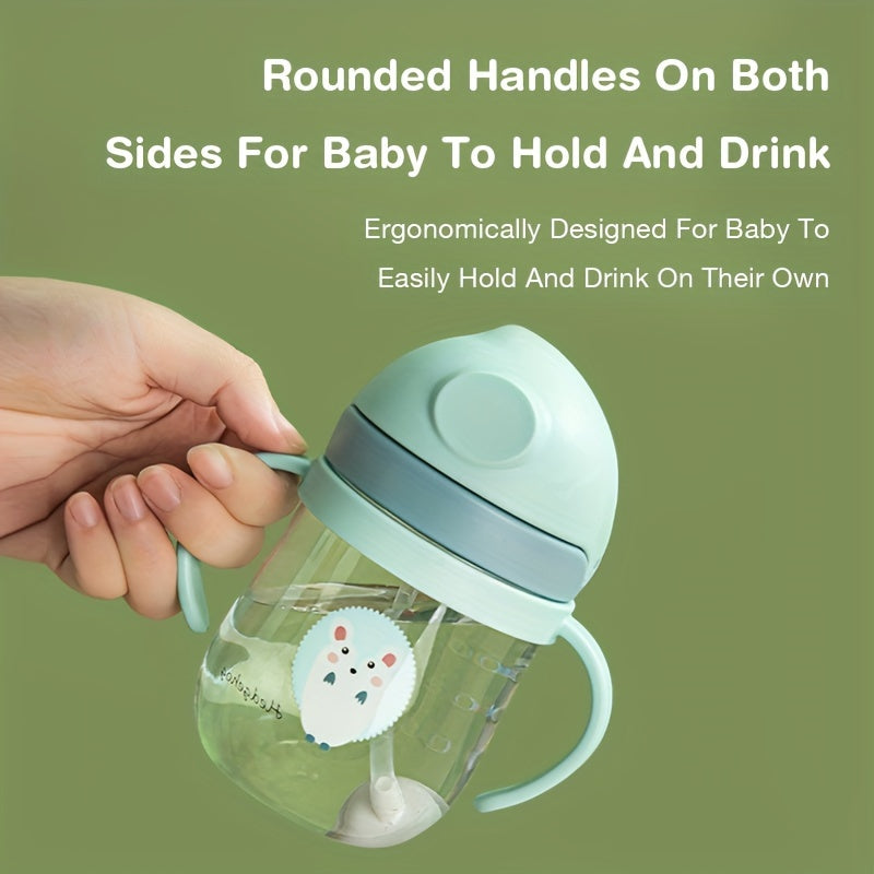 Kids Drinking Cup, Food Safe Straw, Educational Water Bottle, Adorable Gift