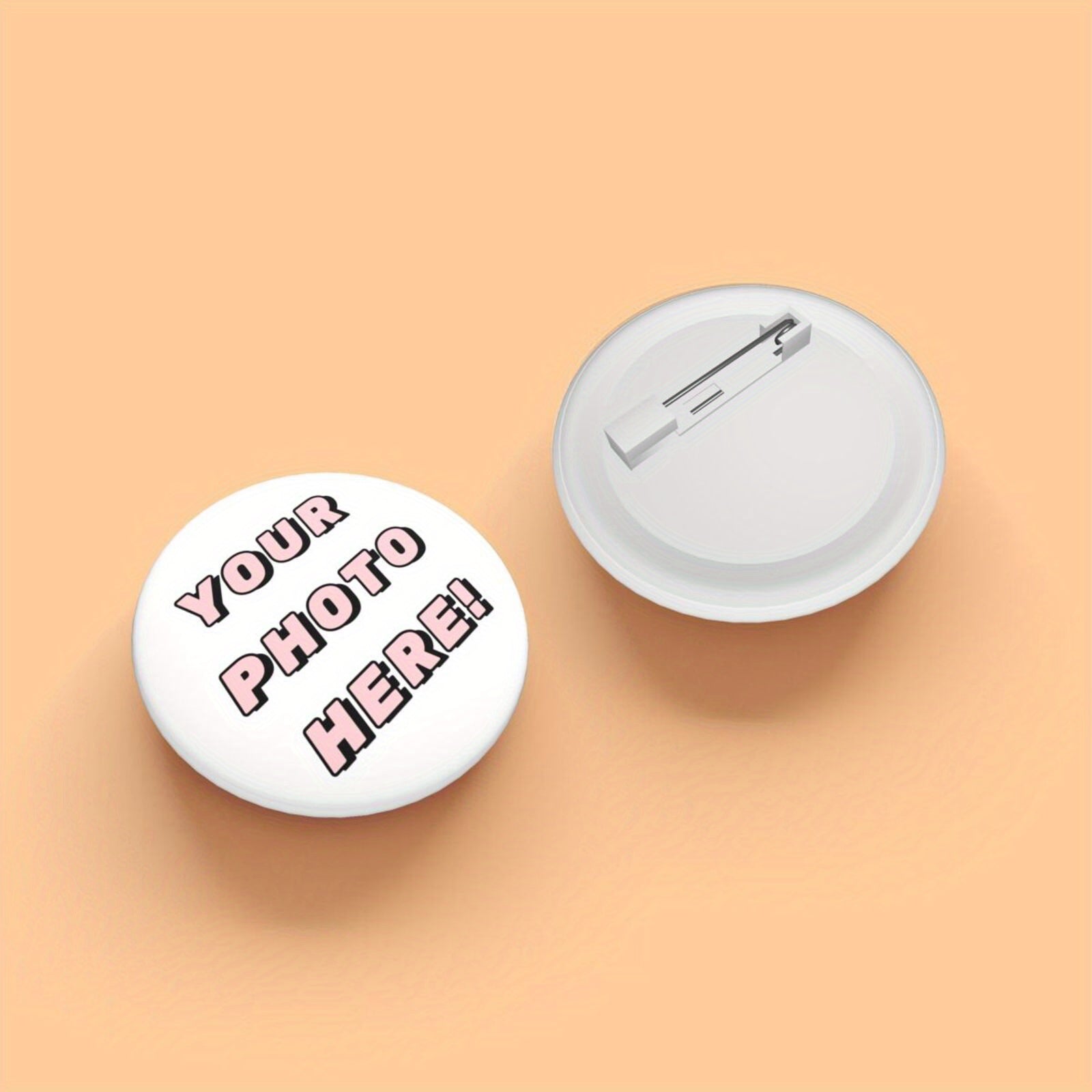 Halloween va Rojdestvo kiyimlari uchun maxsus aylana belgi pin, mustahkam va qulay