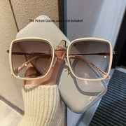 Градиентные квадратные солнцезащитные очки для мужчин и женщин, антибликовое вождение, пляжный отпуск