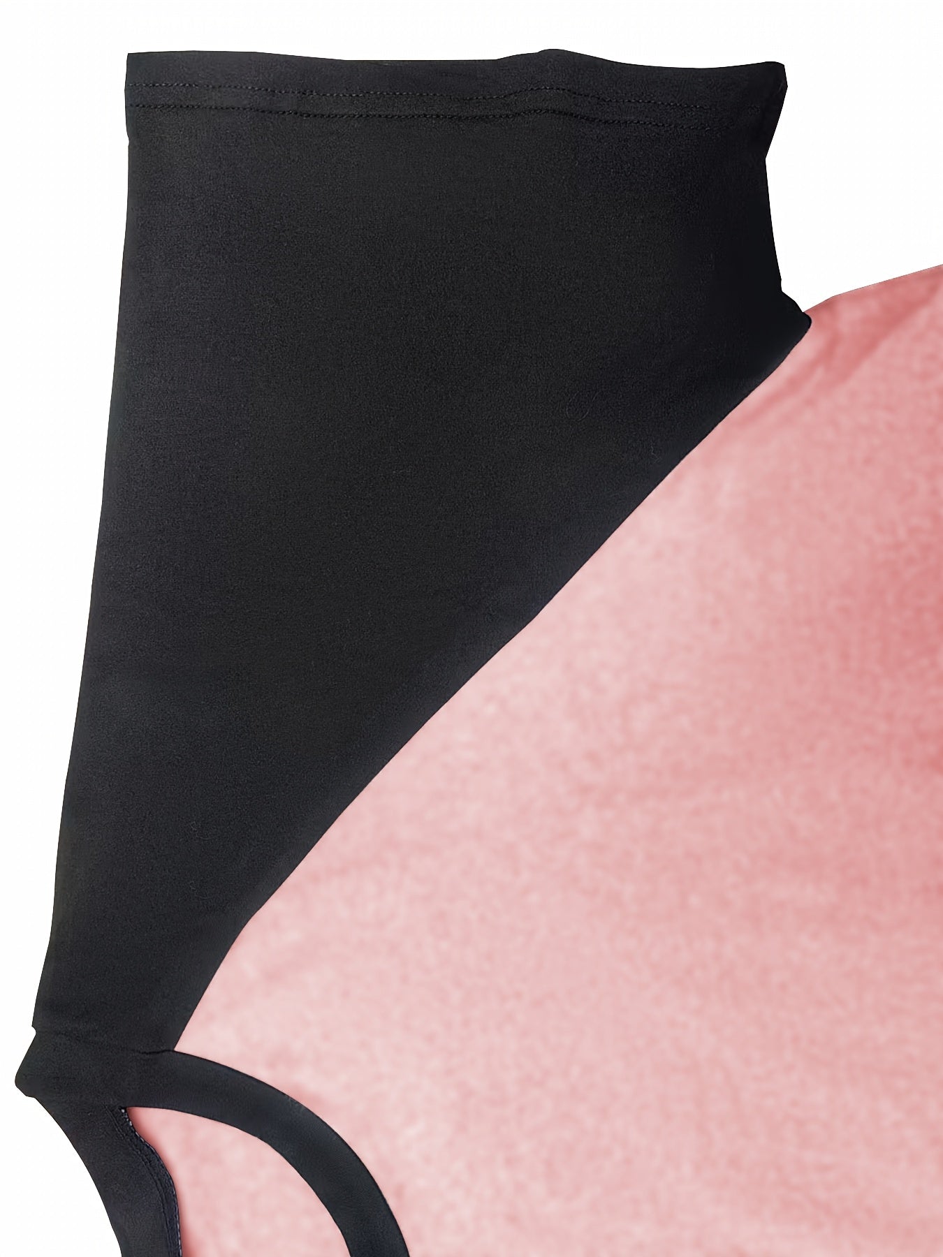 Women's Color-Blocked Black and White Baseball Tee Short Sleeve Oversized Plus Size