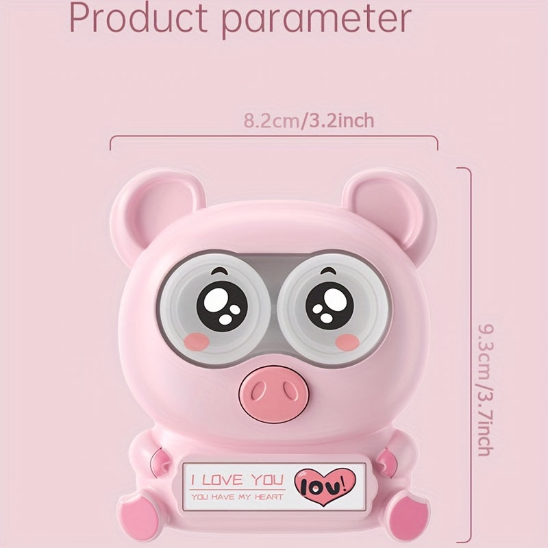 Portable USB Rechargeable Contact Lens Cleaner with UV Sterilization and Vibration Wash