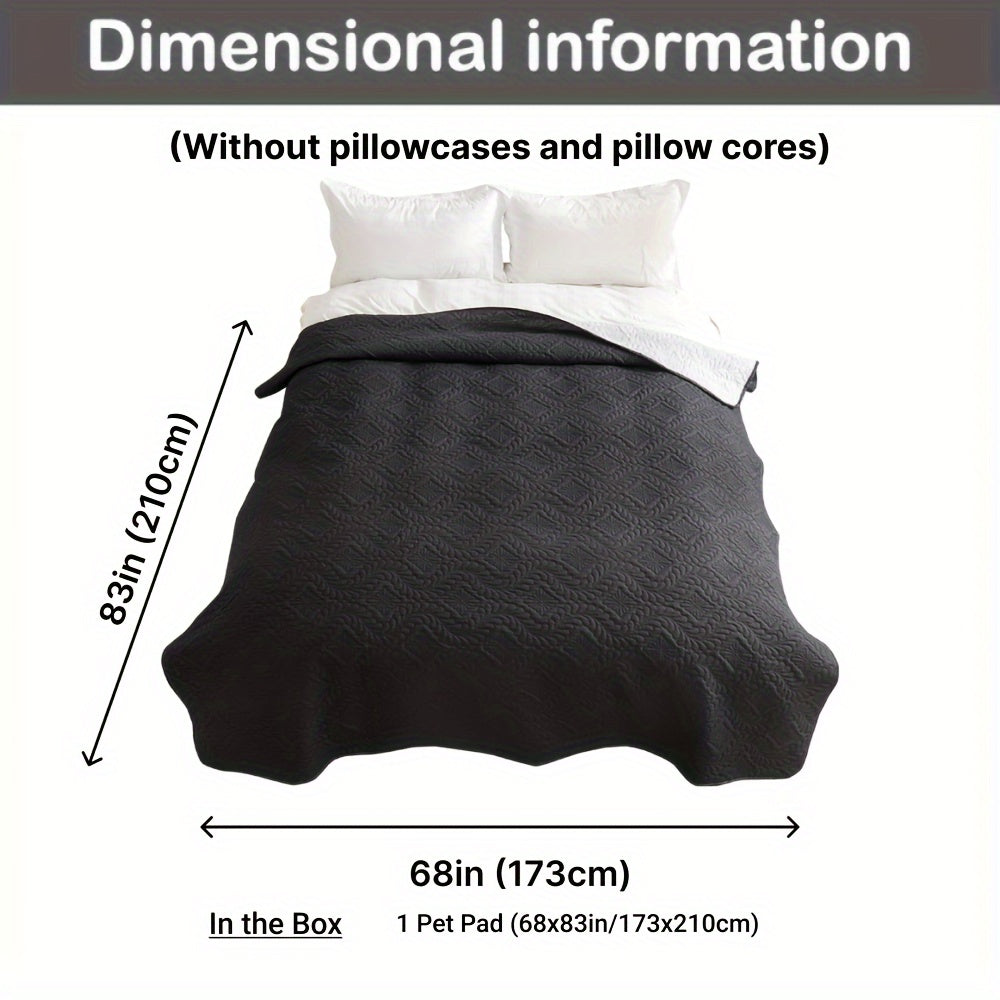 Waterproof Pet Bed Cover for Dogs and Cats in Red Dark Blue Black Sofa Protector Mat