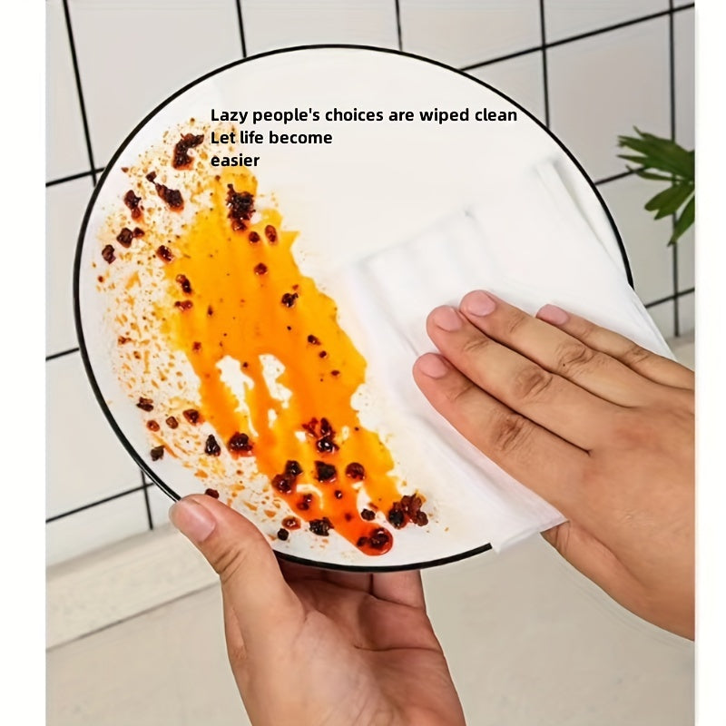 240 Extra Thick Kitchen Cleaning Wipes for Oil and Stains Disposable Non-Woven Fabric