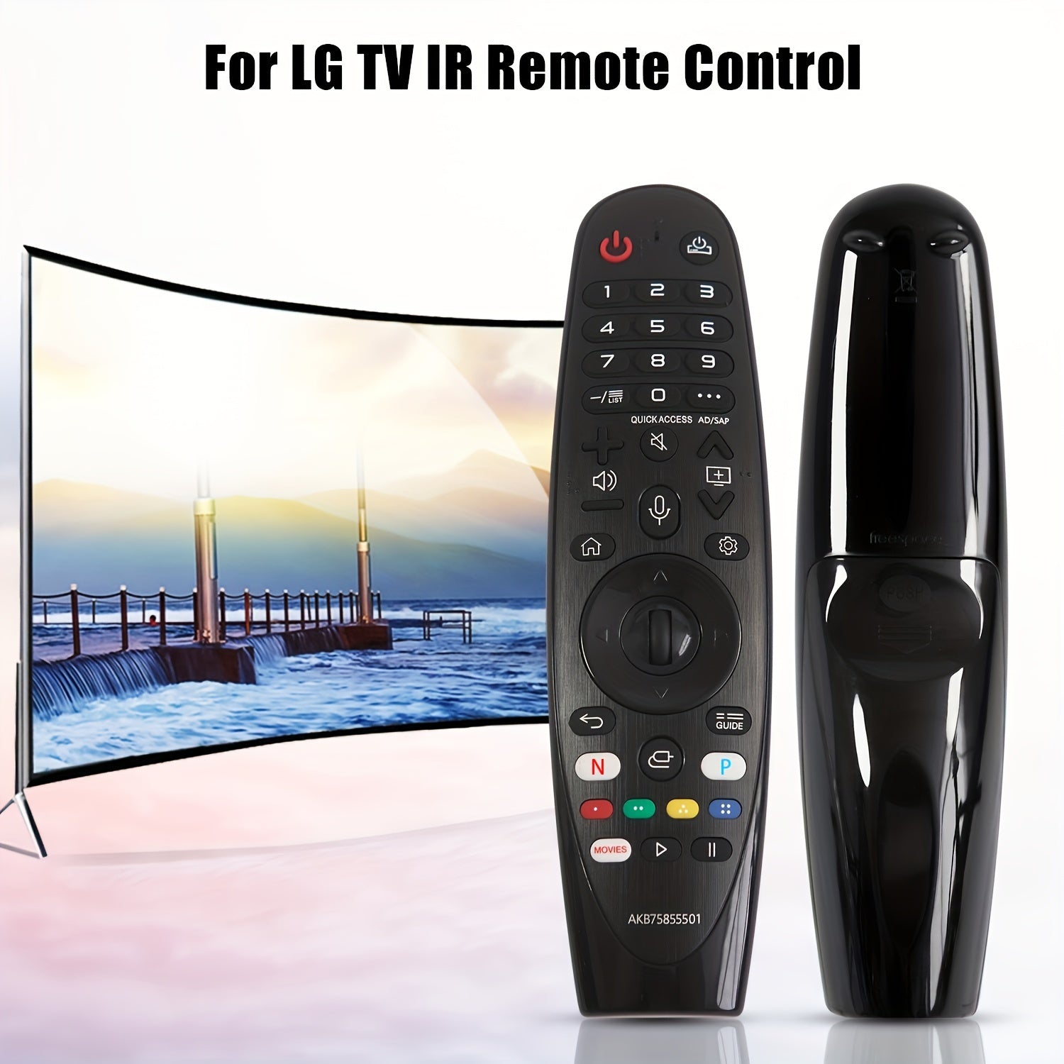 2017 LG TV Universal Remote Control Infrared Battery-Powered Single Device No Voice