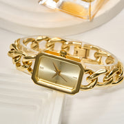 Women's Quartz Watch Gold Silver Tones with Accents Stylish Jewelry