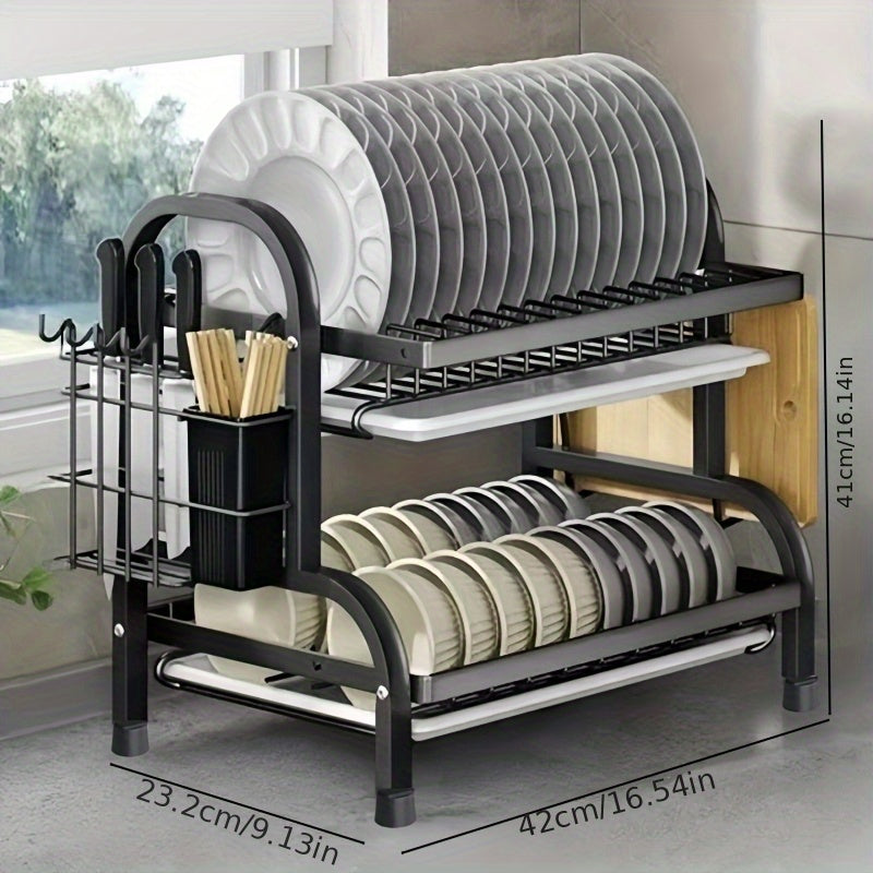 Подставка для сушки посуды из нержавеющей стали на тему Хэллоуина и Рождества, место для хранения столовых приборов и многофункциональная подставка для хранения бытовых вещей