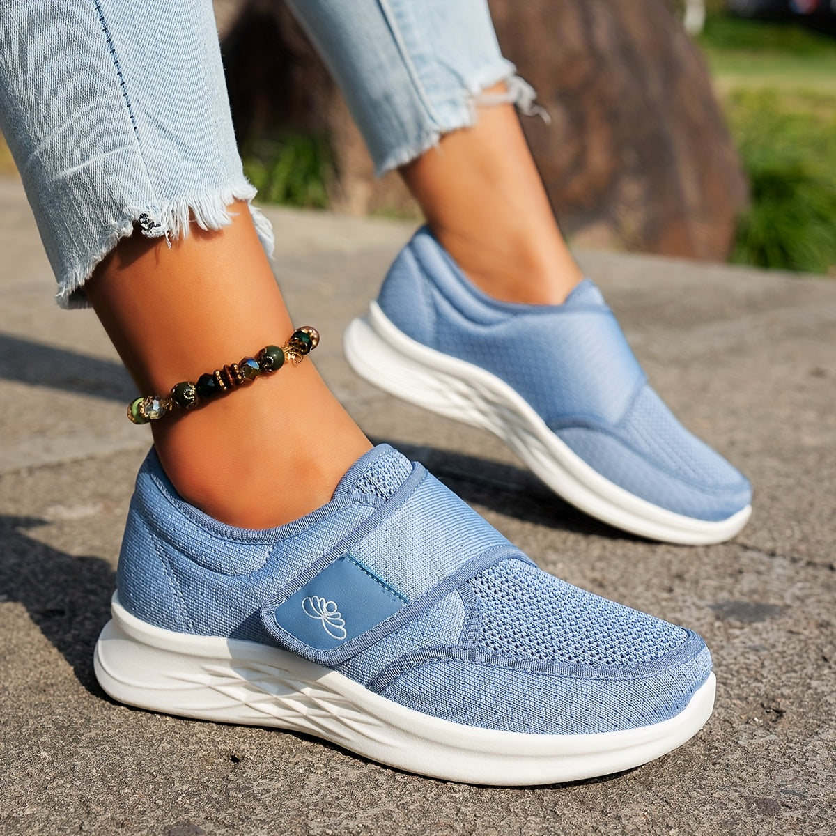 Ayollar uchun nafas oladigan, engil sport poyafzallari kundalik kiyim uchun