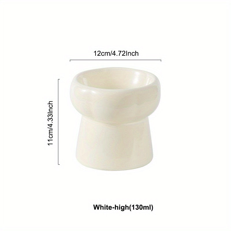 Kattalar va itlar uchun keramika elevatsiyali uy hayvonlari uchun idishlar, suyuqlik ichish va ovqatlanish