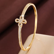 Women's Bracelet with Fireworks Design and Synthetic Zirconia