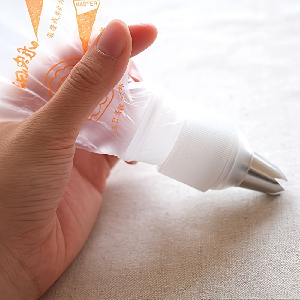 Set of 4 Baking Tools with Piping Bags Frosting Tips and Couplers