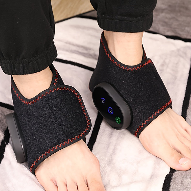 Ankle Heating Massager with 3 Vibration Modes 3 Heating Levels USB Rechargeable
