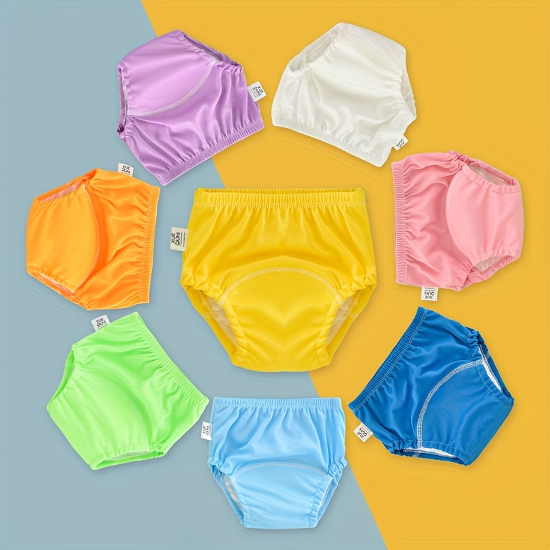 Pack de 2 pantalones de entrenamiento para niños y niñas de 0-3 años, lavables en algodón