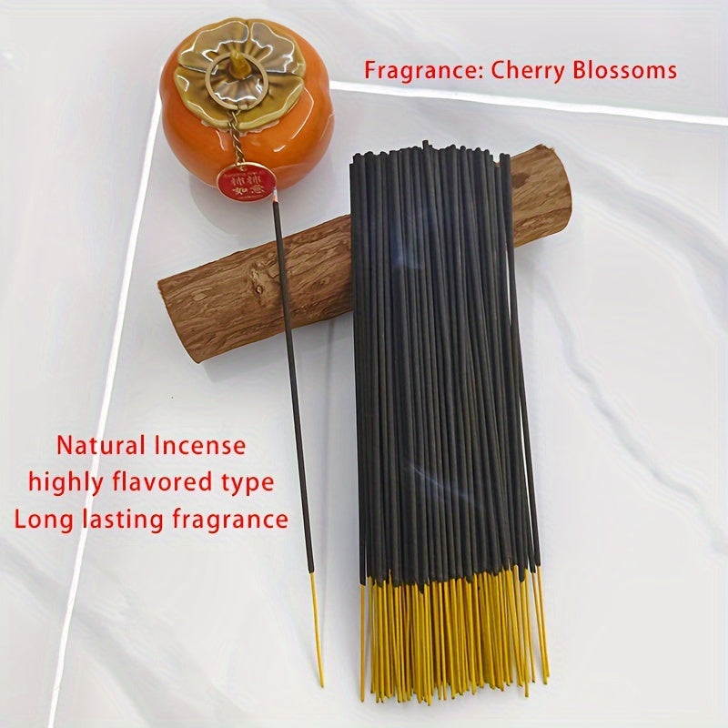 25см Бамбуковый сердечник Веточки сакуры Благовония из ротанга Время горения 45-50 мин Комплект из 30 50 100