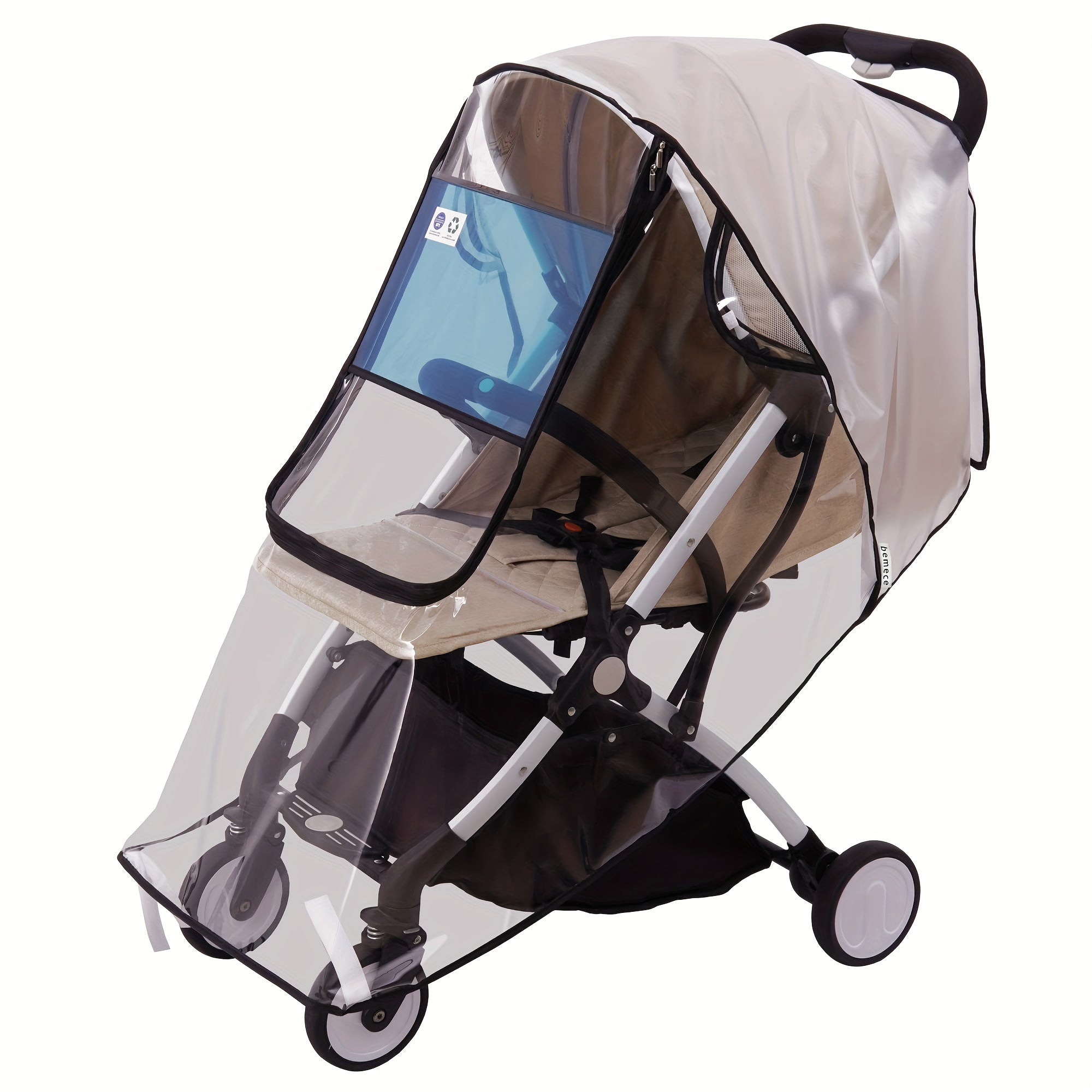Stroller Rain Cover Waterproof Windproof Dust Shield for Baby Travel